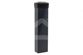 Stulpas tvorai 60x40 mm, H2,3 m, sienelė: 1,2 mm, su PVC laikikliu