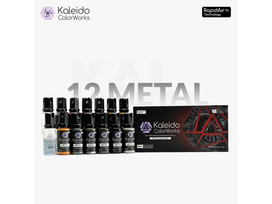 Kaleido ColorWorks - Akrilinių dažų rinkinys Metal Colors, 48719