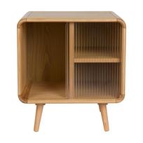 Iš medienos masyvo šoninis stalas 40x50 cm Rise – Zuiver