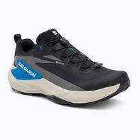 Vyriški bėgimo bateliai Salomon Genesis GTX juoda/lunar rock/prancūziška mėlyna