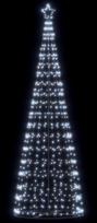 LED Kalėdų eglutė 550 LED Šaltai Balta 300 cm