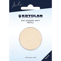 Kryolan Matinių šešėlių įdėklas (magnetinis) - Eye Shadow Matt Refill (magnetic, 36 mm) - ivory