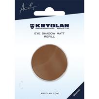 Kryolan Matinių šešėlių įdėklas (magnetinis) - Eye Shadow Matt Refill (magnetic, 36 mm) - cigar