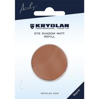 Kryolan Matinių šešėlių įdėklas (magnetinis) - Eye Shadow Matt Refill (magnetic, 36 mm) - cacao