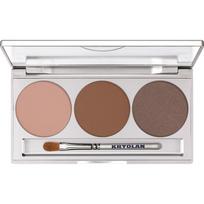 Kryolan Akių šešėlių paletė 3 spalvų - Dūminio makiažo kolekcija (magnetinė) - Smokey Caramel