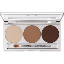 Kryolan Akių šešėlių paletė 3 spalvų - Dūminio makiažo kolekcija (magnetinė) - Smokey Nude