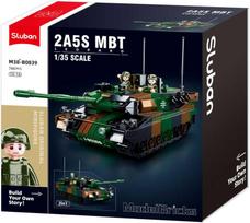 Sluban konstruktorius, LEOPARD 2A5 pagrindinis tankas 2in1, 766 det.