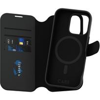 PanzerGlass CARE by Feature Case Tango Two-in-One Wallet w. MagSafe iPhone 16 Pro Beskyttelsescover Sort Apple iPhone 16 Pro