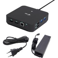 USB-C DP Dual HDMI Docking Station with Power Delivery 100 W + i-tec Universal Charger 100W