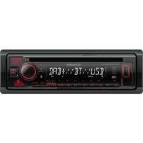JVC Kenwood KDC-BT450DAB - Schwarz - 1 DIN - 50 W - 4.0 Kanäle - 50 W - CD-R,CD-RW