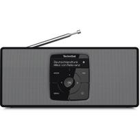 TechniSat DIGITRADIO 2 S Taschenradio DAB+, UKW Bluetooth®, DAB+, UKW Weckfunktion, wiederaufladbar Schwarz, Weiß (0002/3911)