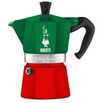 Bialetti Moka Express Italia 3TZ (150 ml) czerwono-zielony