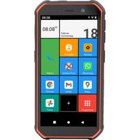 Olympia TREK 14 cm (5.5) Dual SIM Android 10 4G USB Type-C 3GB 32GB 5000 mAh Black, Orange