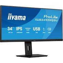 iiyama ProLite XUB3493WQSU-B6 computer monitor 86.4 cm (34) 3440 x 1440 pixels UltraWide Quad HD LED Black