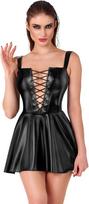 Noir Handmade Kink Royal juoda matinė mini suknelė su raišteliais - M
