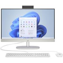 HP 24-cr0006ng - All-in-One (Komplettlösung) - Ryzen 5 7520U / 2,8 GHz - RAM 16GB - SSD 512GB - NVMe - Radeon 610M - 1GbE, Wi-Fi 6, Bluetooth 5,3 - WLAN: 802,11a/b/g/n/ac/ax, Bluetooth 5,3 - Win 11 Home - Monitor: LED 60,5 cm (23,8) 1920 x 1080 (Full HD) - Tastatur: Deutsch - Shell White, texturierte Oberfläche (8Y3Q0EA#ABD)