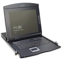 Digitus 17 LCD KVM Console, 1-Port VGA, german Keyboard