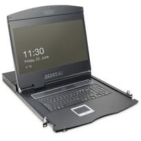Digitus 19 LCD KVM Console, 16-Port VGA, german Keyboard