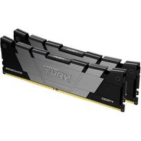 DIMM 64GB DDR4-3200 (2x 32GB) Dual-Kit, Arbeitsspeicher schwarz/silber, KF432C16RB2K2/64, FURY Renegade Black XMP, INTEL XMP