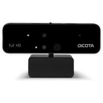 DICOTA Webcam PRO Face Recognition - Webcam - Farbe - 1920 x 1080 - 1080p - Audio - USB2.0 (D31892)
