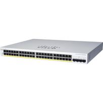 Cisco Business 220 Series CBS220-24P-4X - Switch - Smart - 24 x 10/100/1000 (PoE+) + 4 x 10 Gigabit SFP+ (Uplink) - an Rack montierbar - PoE+ (195 W)