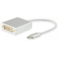 Equip 133453 USB Type C to DVI-I Dual Link Adapter, 4096 x 2160p