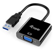 Equip USB 3.0 auf VGA Adapter - 3.2 Gen 1 (3.1 Gen 1) - USB Typ-A - VGA-Ausgang (D-Sub) - 1920 x 1080 Pixel (133384)