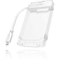 RaidSonic ICY BOX IB-AC703-C - Speichergehäuse mit Datenanzeige, Netzanzeige, EasySwap Mechanism - 6.4 cm (2.5) - SATA 6Gb/s - 600MBps - USB 3.0 - weiß (IB-AC703-C)