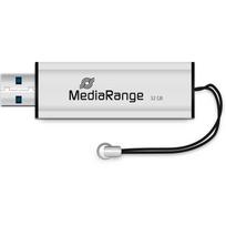 MediaRange SuperSpeed - USB-Flash-Laufwerk - 32GB - USB3.0 - Schwarz/Silber (MR916)