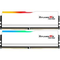 DIMM 64GB DDR5-6000 (2x 32GB) Dual-Kit, Arbeitsspeicher weiß, F5-6000J2836G32GX2-RM5NRW, Ripjaws M5 Neo RGB, AMD EXPO