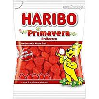HARIBO guminukai-zefyrai PRIMAVERA ERDBEEREN, braškių skonio, 100 g., HARI0515