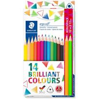 Staedtler 157 Buntstift Schwarz - Blau - Bordeaux - Braun - Grün - Hellblau - Helle Cyan - Malve - Orange - Pfirsich - Rot - Gelb 14 Stück(e) (157 C14P1)