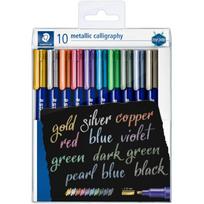 STAEDTLER Marker Metallic calligraphy 10 St.im Etui, 2.8mm (8325 TB10)
