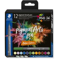 Staedtler Pigment Arts Brush Pen Nature Colors Filzstift Mehrfarbig 12 Stück(e) (371 C12-3)