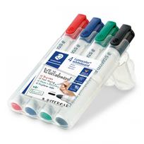 STAEDTLER 351 B - 4 Stück(e) - Schwarz - Blau - Grün - Rot - Meißel - Mehrfarben - Weiß - Weiß - Polypropylen (PP)