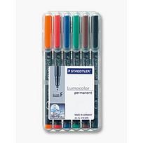 STAEDTLER 318 WP6 - Schwarz - Blau - Braun - Grün - Orange - Rot - Schwarz - Transparent - Polypropylen (PP) - 0,6 mm - 6 Stück(e)