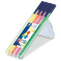 STAEDTLER Textmarker triplus textsurfer, 4er Etui Strichstärke: 1,0 - 4,0 mm, Rundspitze, dreeickig (362 SB4)
