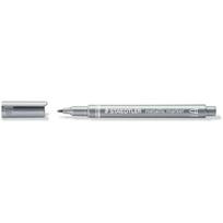 STAEDTLER® Marker Silbermetallic/8323-81 Rundspitze 1-2 mm silber (8323-81)