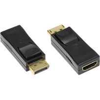 Good Connections Adapter Displayport Stecker an HDMI Buchse - 24K vergoldete Kontakte - schwarz