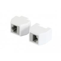 TP-TP Kupplung,CAT6A,Buchse,1:1 ,8-pol., RJ45, magnetische Sicherungskupplung 50er Bulk Set, Abwurfbuchse, PoE fähig, bis zu 10GBit (ALL-RJ45-Magnet50er)