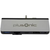 ALLNET PSUC0165 - USB 3.2 Gen 1 (3.1 Gen 1) Type-C - 3.5mm - HDMI - RJ-45 - USB 3.2 Gen 1 (3.1 Gen 1) Type-C - Silber - Microsoft Surface Go
