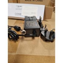 ALLNET Ersatznetzteil 12V/5A EU Type schwarz mit Adapter EU,US,UK HTT mit Binder 711 M9 (ALL-PSU12V5A-EUUSUK-Binder711)