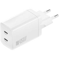 Charger PDPlug 45W 2xUSB-C white