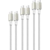 4smarts USB-C auf USB-C Kabel PremiumCord 100W 3m weiss - 3 m - USB C - USB C - USB 2.0 - 0,48Gbit/s - Weiß