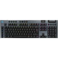 Logitech G G915 X - Tastatur - LIGHTSPEED - Hintergrundbeleuchtung - kabellos - Bluetooth 5,0, 2,4 GHz, USB - QWERTZ - Deutsch - Tastenschalter: GL Clicky - Schwarz (920-012705)