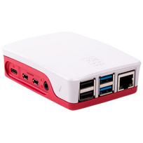 ALLNET Raspberry Pi 4 Zubehör - offizielles Gehäuse rot/weiß fuer 4