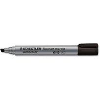 STAEDTLER Lumocolor Flipchart-Marker 356B, schwarz Strichstärke: 2,0 - 5,0 mm, Keilspitze, nachfüllbar (356 B-9)