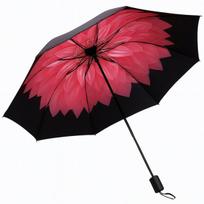 Automatinis sulankstomas skėtis su ryškia gėle viduje NEEDIVYOU