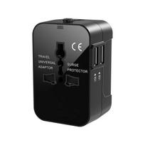 Adapterio kištukas uk us eu aus 2x usb