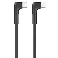 maXlife MXUC-09 kampinis laidas USB-C - USB-C 1 m 60 W, juodas
